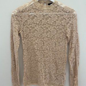 NWOT Hallhuber Lace Blouse